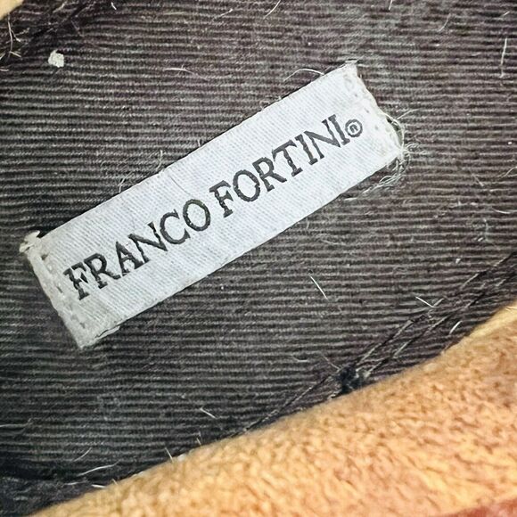 Franco Fortini Austin Brown Worn Distressed Leather Low Ankle Boots ~ Size 11.5 - Picture 7 of 8